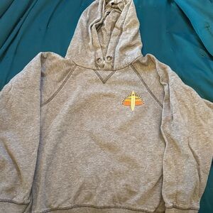 Blue 84 Gray Hooded KIDS Sweatshirt with SUNCATCHER STONE HARBOR Logo. GUC